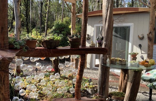 Eden Roc House | Exotic garden cottage at amazing volcanic fissure