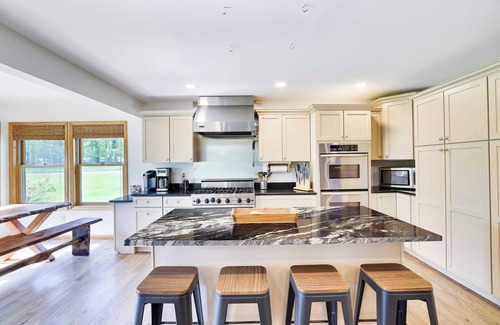 Lakeville House | Expansive Evergreen Estate by Lake Wallenpaupack-12BD 7BA- 2 Pools- Sauna& Spa
