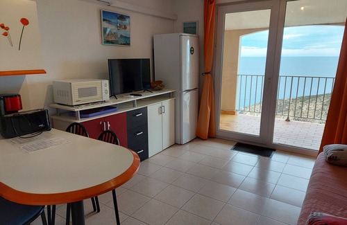 Banyuls-sur-Mer Apartment | Facing the sea, renovated air-conditioned apartment with terrace, parking, WIFI