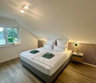Bad Lippspringe Apartment | Familie oder beruflich - 2 Schlafzimmer - 3 Betten - Geräumig - Küche - Gemütlich