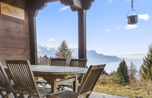 Caux House | Family chalet with views of the Alps and lake, above Montreux in Caux