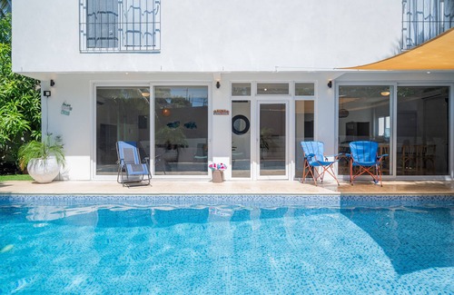 Monterrico House | Family-sized entire house with private pool. 10 minutes to a black sand beach!