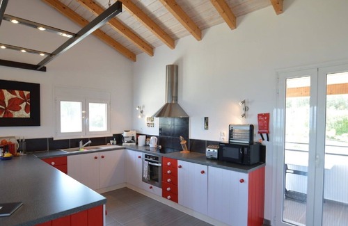 Sfakera Villa | Family Villa with pool, sea and mountain views in tranquil setting