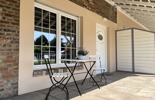Zahna-Elster Apartment | Ferienwohnung auf dem Bauernhof mit Terrasse
