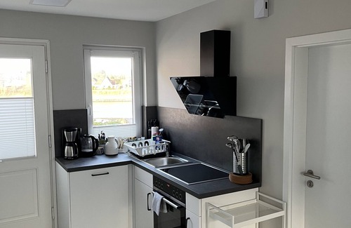 Sehestedt Apartment | Ferienwohnung Erdgeschoss) Haus Ankerplatz , am Nord - Ostsee - Kanal