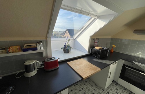 Glueckstadt Apartment | Ferienwohnung with balcony in Glückstadt near the water