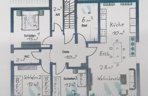 Litzendorf Apartment | FeWo Taube in Schammels dorf
