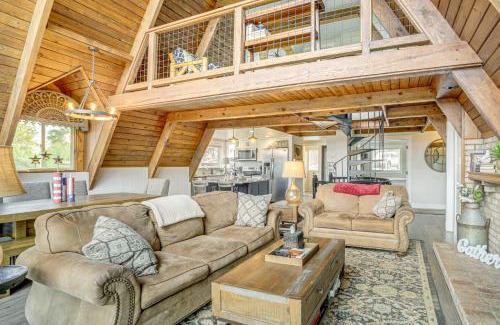 Kachina Village House | Flagstaff A-Frame Cabin with Deck and Lovely Views!