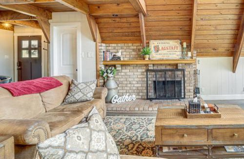 Kachina Village House | Flagstaff A-Frame Cabin with Deck and Lovely Views!