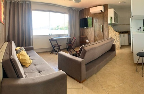 Garatucaia Apartment | FLAT NA AREIA DA PRAIA DE GARATUCAIA - VISTA MAR