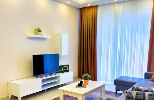 Kargicak Apartment | Flat with Shared Pool and Backyard in Avsallar