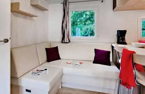 Behobie House | Flower Camping de la Corniche * - Comfort mobile home 32m² - 2 bedrooms + TV + covered terrace for 5 people