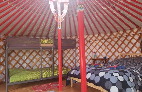 Indian Brook Resort | Flying moose yurt at Cabot Shores Wilderness Resort