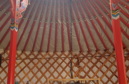 Indian Brook Resort | Flying moose yurt at Cabot Shores Wilderness Resort