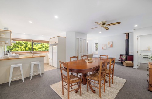 Little River House | Forest View - Spacious & private full home retreat. Family-friendly escape!