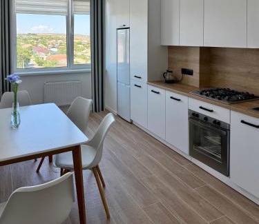 Comrat Apartment | Fresh apartment, self check-in, high-speed WiFi, AC