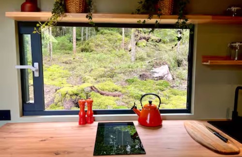 Orby Cabin | Freyja Summer Forest Retreat | Lakeside Views & Outdoor Tub (Near Gothenburg)