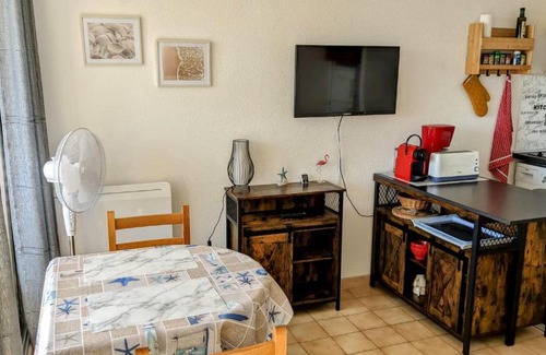 Frontignan Apartment | Frontignan, Appartement T2 Cabine 4 couchages à 100m de la plage.