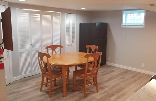 Wilmington House | Full basement apartment quiet comfy 1-bedroom with Hot tub and fireplace