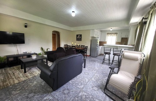 Barroui House | Fully furnished 3BR home in Sylvania with Wi-Fi, AC, kitchen & serene views.