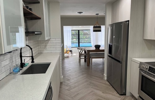 Lake Clarke Shores House | Fully renovated gem! Large Pool on a lush double lot