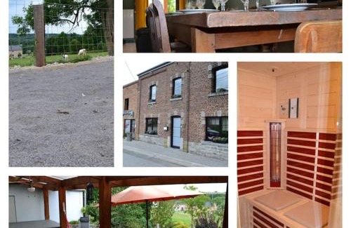 Buissonville House | Gîte Blanc Bleu Sauna et jacuzzi privatif borne de recharge