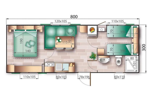 Casalmoro House | Gasparina Caravan Park Castelnuovo del Garda