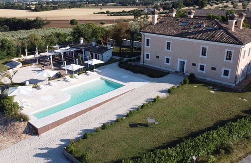 San Marcello Apartment | Gelso apartment in country villa with pool in the heart of the Marche region