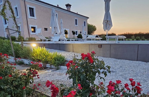 San Marcello Apartment | Gelso apartment in country villa with pool in the heart of the Marche region