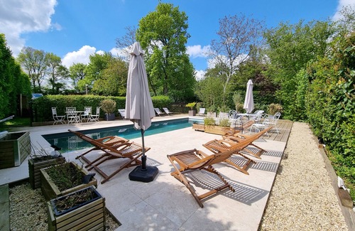 Crezancy-en-Sancerre House | Gîte Happy Senais 10 Pers 4Ch Shared Pool with 2 gites. Sancerre Wine village