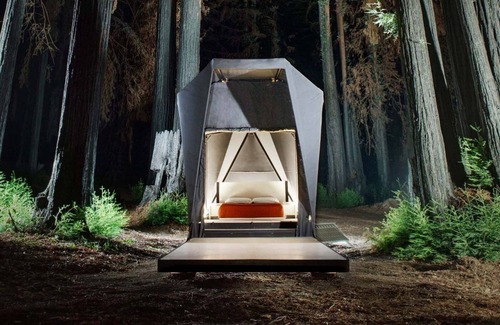 Kalispell Cabin | Glamping Near Glacier & Whitefish, 80 Acres, River Access,360 Mtn Views: Tent C4