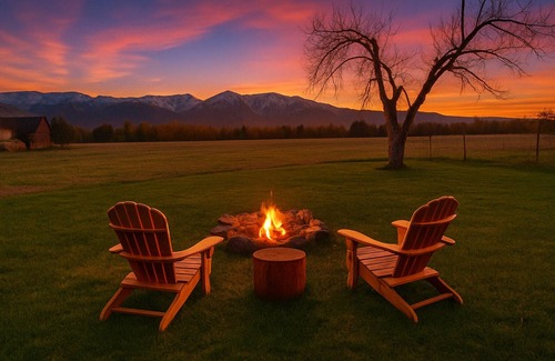 Kalispell Cabin | Glamping Near Glacier & Whitefish, 80 Acres, River Access,360 Mtn Views: Tent C4