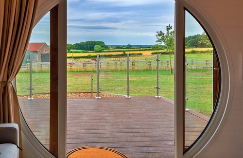 Low Catton Ski Chalet | Glamping Pods in Yorkshire near York & Coast