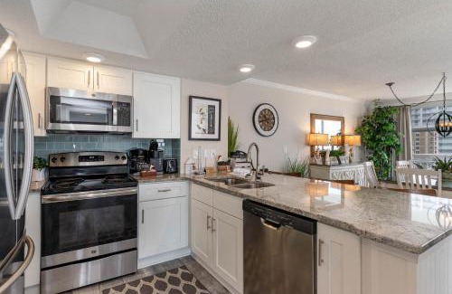 Arcadian Shores Apartment | Gorgeously remodeled 2 bedroom ocean front unit - 509 South Hampton condo