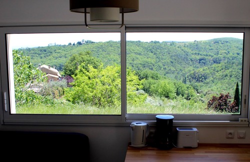 Saint-Julien-de-Peyrolas House | Gorges de l'Ardèche - Gite 4/6 pers + private pool on wooded park and garrigue