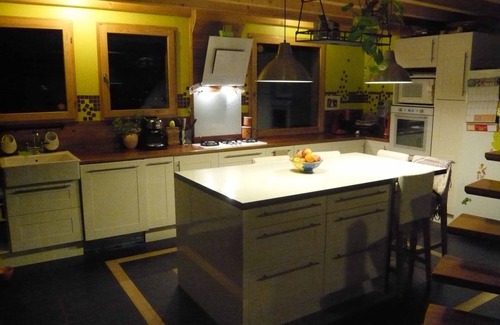 Saint-Leger-les-Melezes Ski Chalet | Grand Chalet upscale wood, village resort, only in summer.