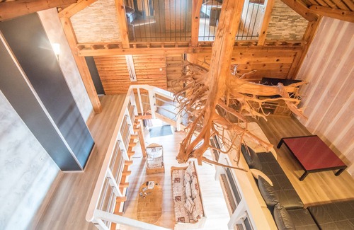 Corcieux Ski Chalet | Grand Chalet-gîte 22 Couchages, Pleine Nature Avec Jacuzzi et Étang Privatif