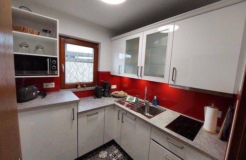 Barbis Apartment | Great vacation apartment with wood-burning stove for cozy evenings in the basement and sauna