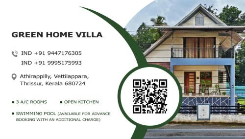 Athirapally Villa | Green Home Villa