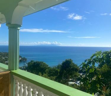 Laborie Apartment | Greenhouse on the Hill, Sea View Studio Apartment