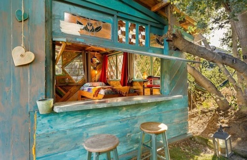 Leona Valley House | Groovy Little Patchwork Cabin