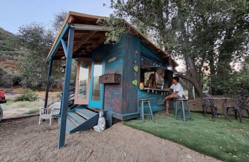 Leona Valley House | Groovy Little Patchwork Cabin
