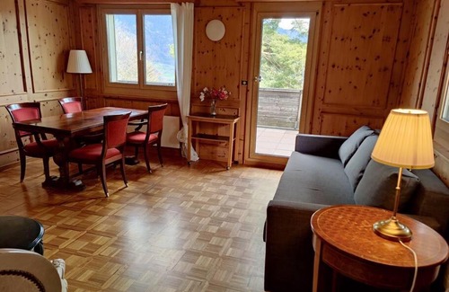Pizol Apartment | Grosse 2 ZImmer Wohnung mit Terrasse