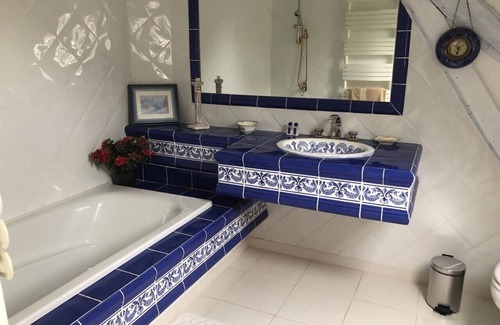 Prunay-Cassereau Bed & Breakfast | Guest room with private exterior access, located on the 1st floor.