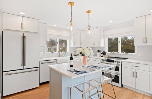 East Orleans House | Harbor Vista: 003-O Sleek & Modern East Orleans Retreat with Stunning Ocean Views