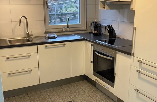 Grißheim Apartment | Haus-Meta, bright basement apartment with patio and terrace, child-friendly