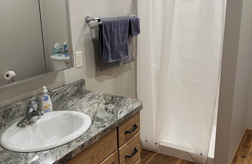 Pollock Cabin | Headquarters Lodge , Pollock’s newest lodging option , completed in January 2025