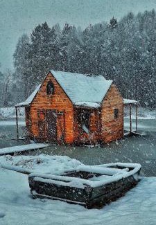 Kolczyglowy Apartment | heather hut, off-grid cottage on a pond+2 ha