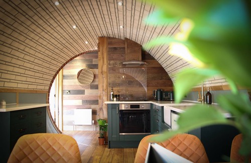 Rhayader Cottage | Hedgehogs View - a hobbit hut that sleeps 6 guests in 3 bedrooms