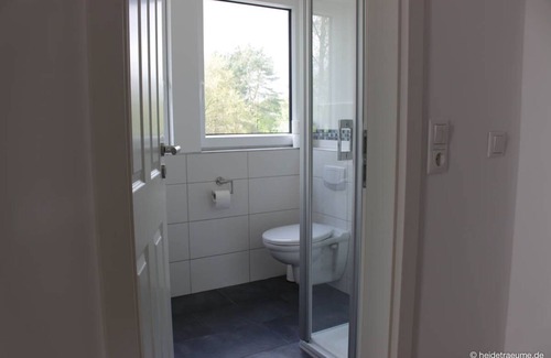 Undeloh Apartment | Heideträume Appartements "Weltenbummler", balcony, nature reserve